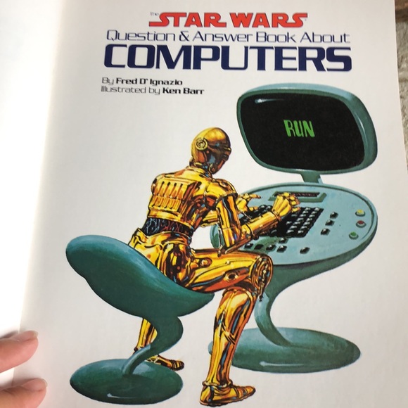 Star Wars Question & Answer Book About Computers Fred D'Ignazio - Picture 3 of 6